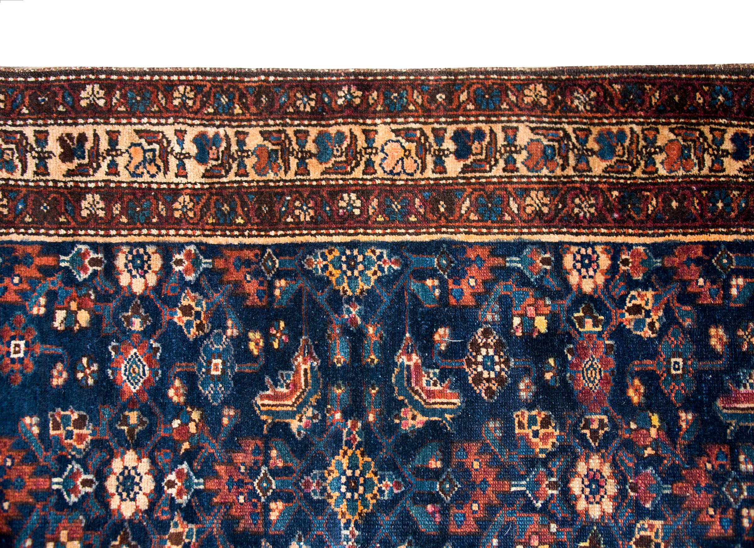 Early 20th Century Persian Kurdish Rug For Sale 5