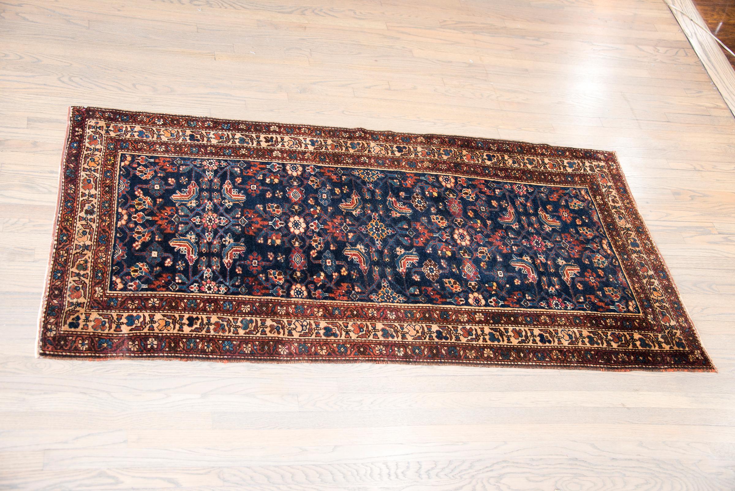 Early 20th Century Persian Kurdish Rug For Sale 8