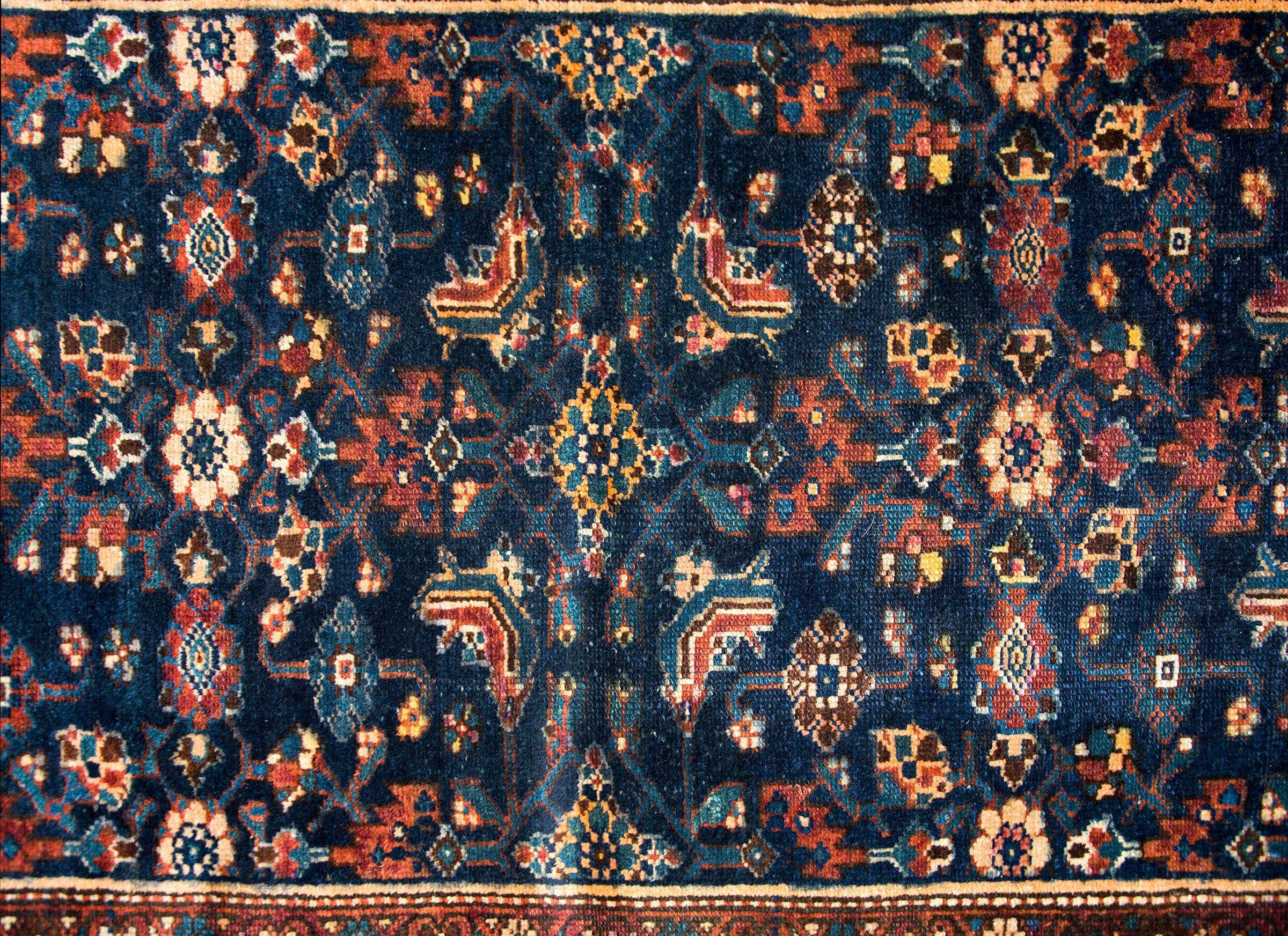 Early 20th Century Persian Kurdish Rug For Sale 1
