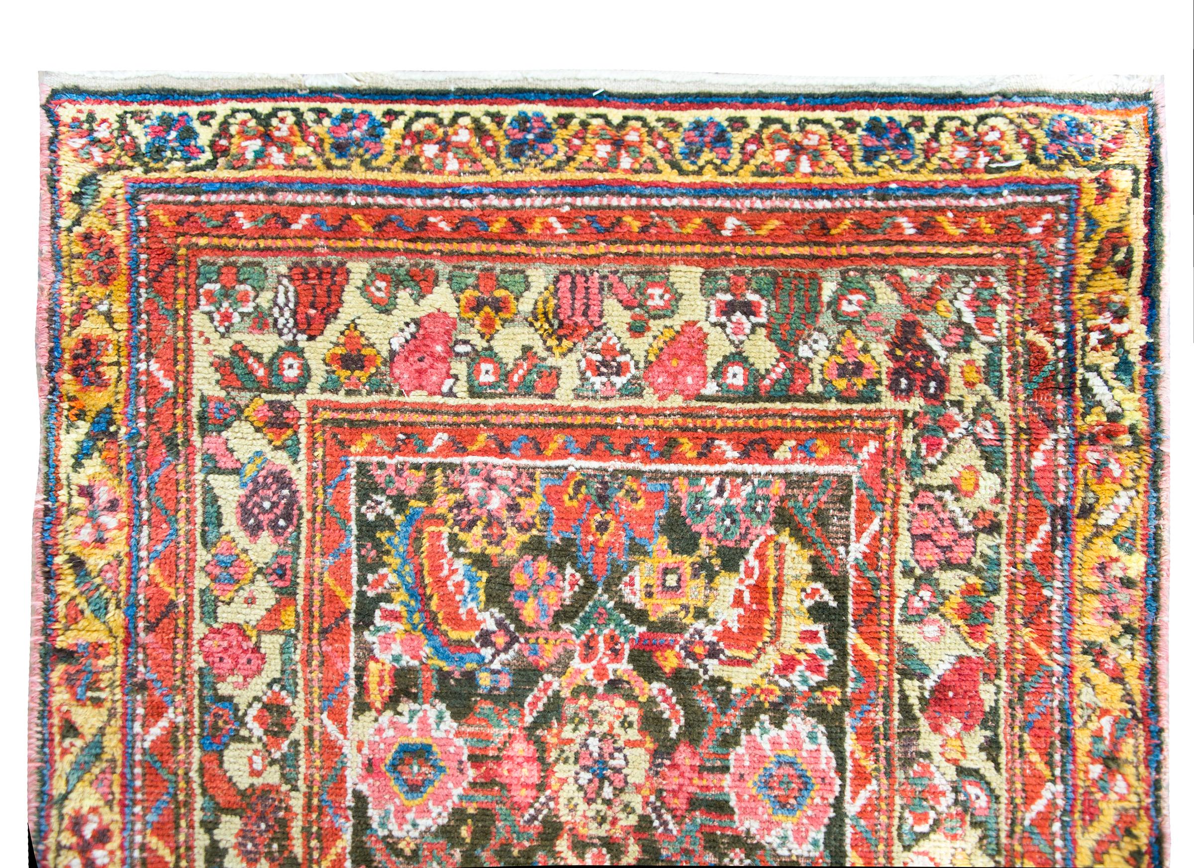 Early 20th Century Persian Kurdish Rug For Sale 3