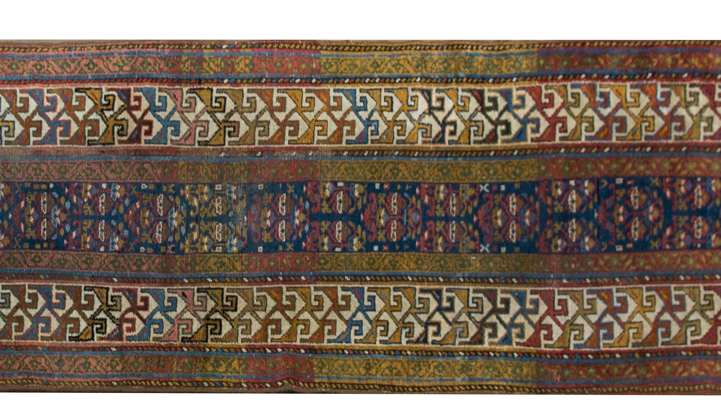 Tribal Early 20th Century Persian Kurdish Runner For Sale