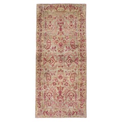 Early 20th Century Persian Lavar Kerman Throw Rug