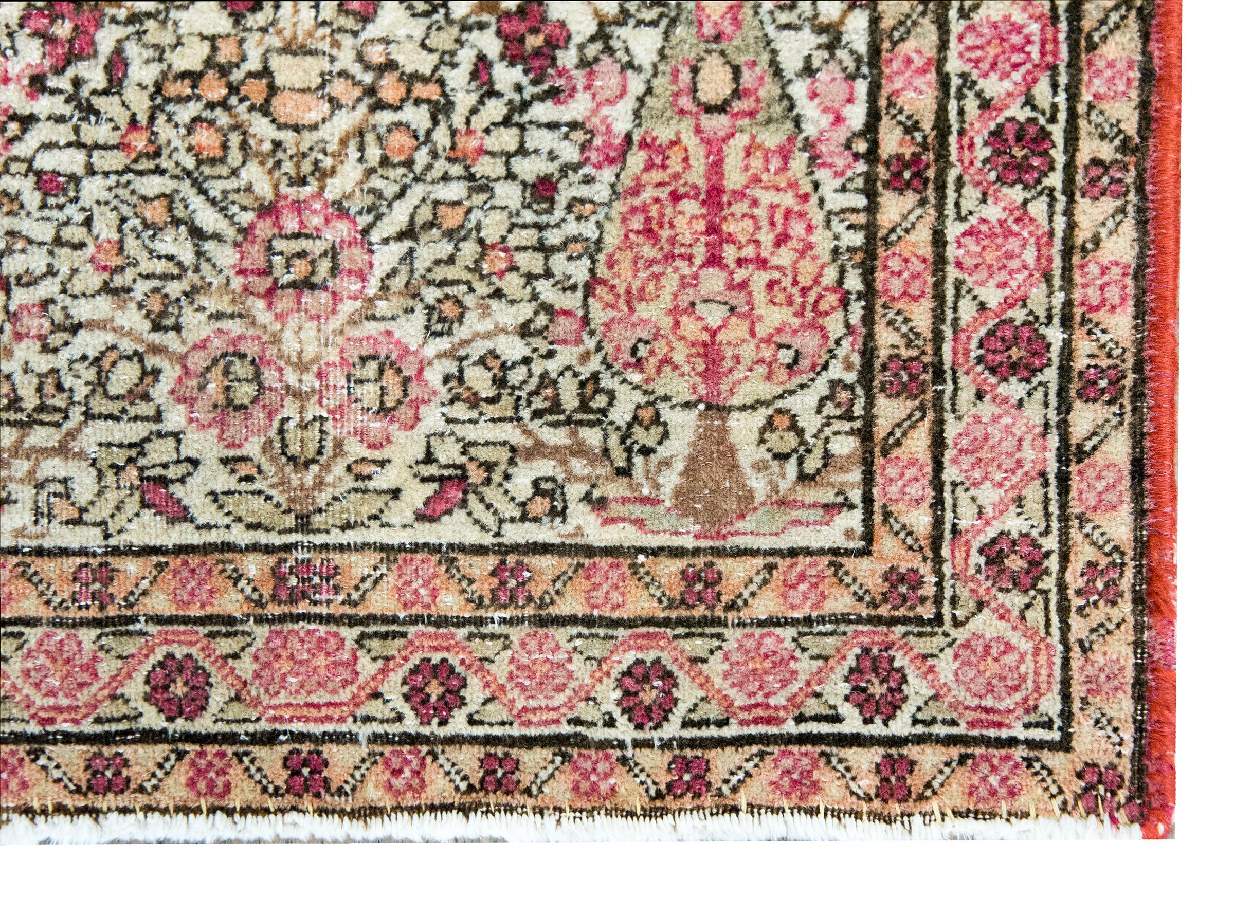 Alfombra persa Lavar Kirman de principios del siglo XX en venta 7