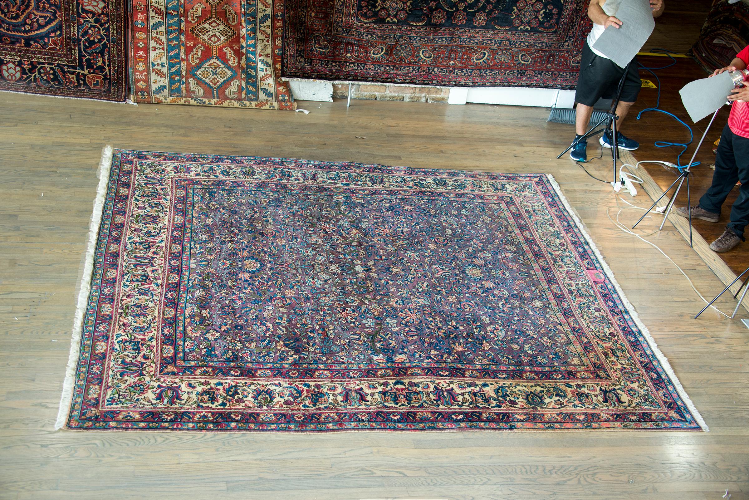 Early 20th Century Persian Lavar Kirman Rug For Sale 10