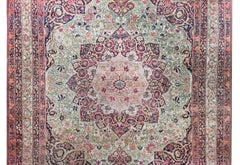 Early 20th Century Persian Lavar Kirman Rug