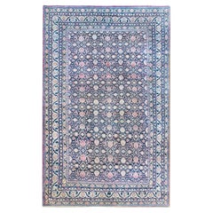 Antique Early 20th Century Persian Lavar Kirman Rug