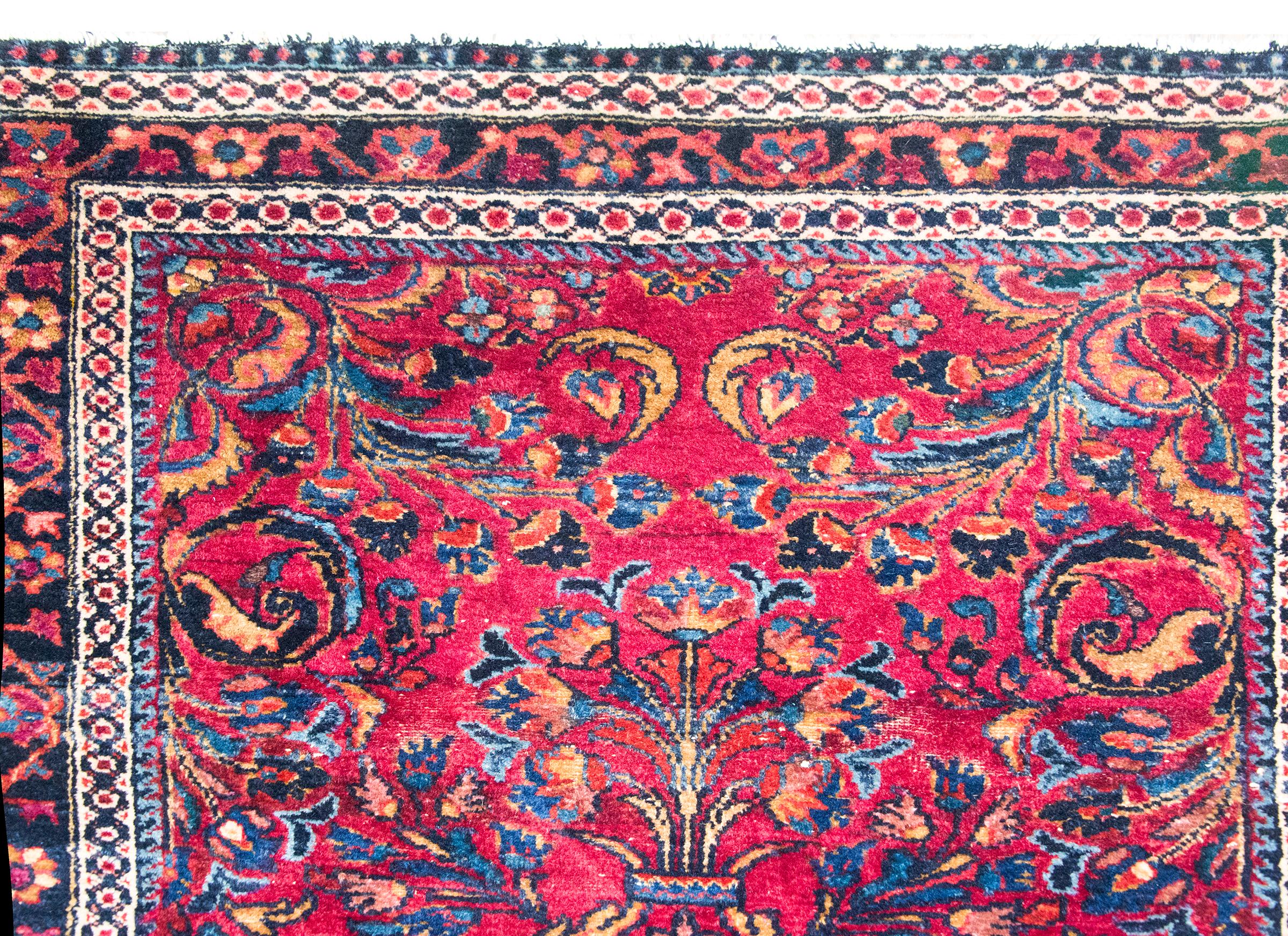 Tapis persan Lilihan du début du 20e siècle en vente 2