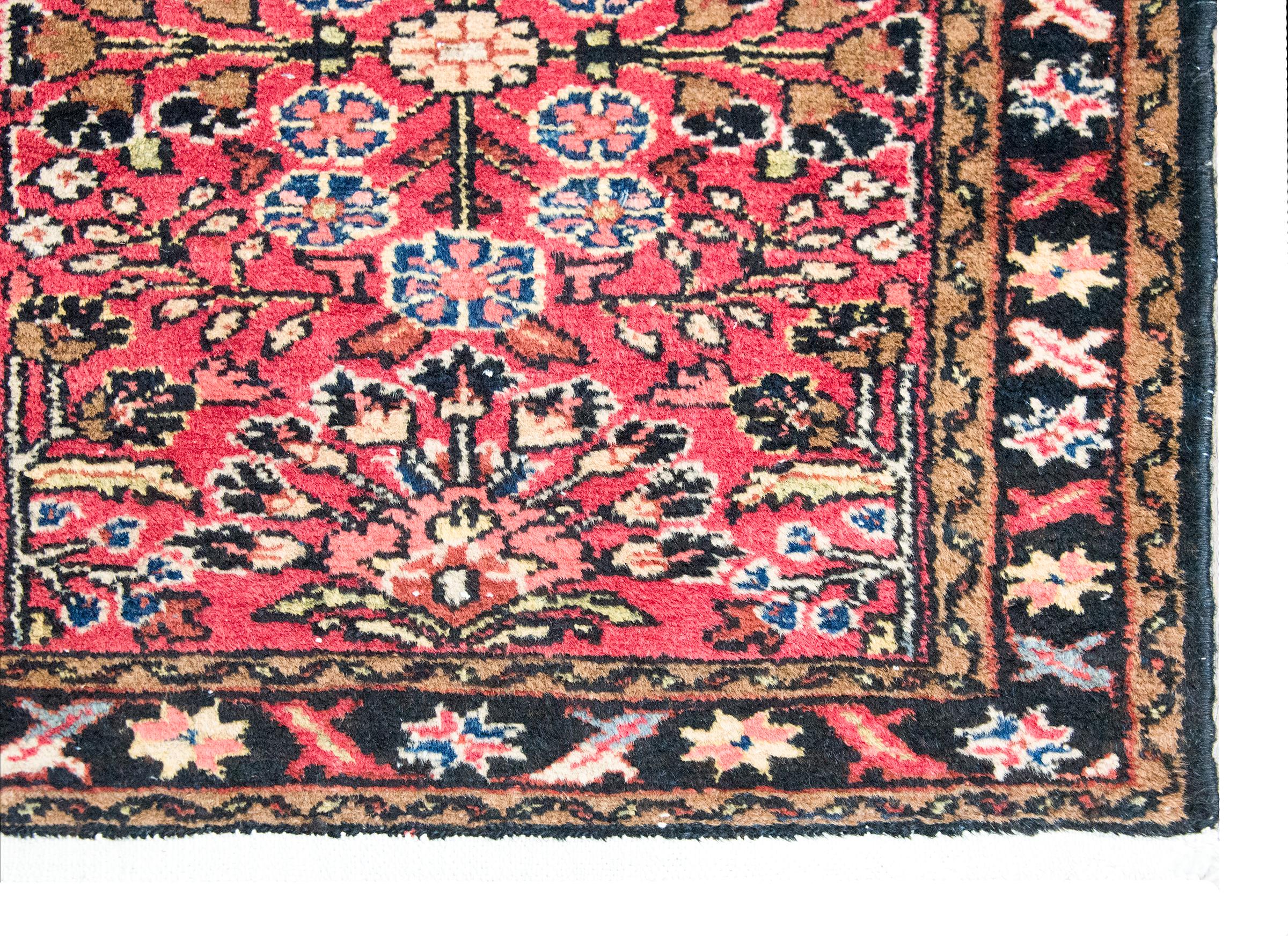 Early 20th Century Persian Lilihan Rug For Sale 6