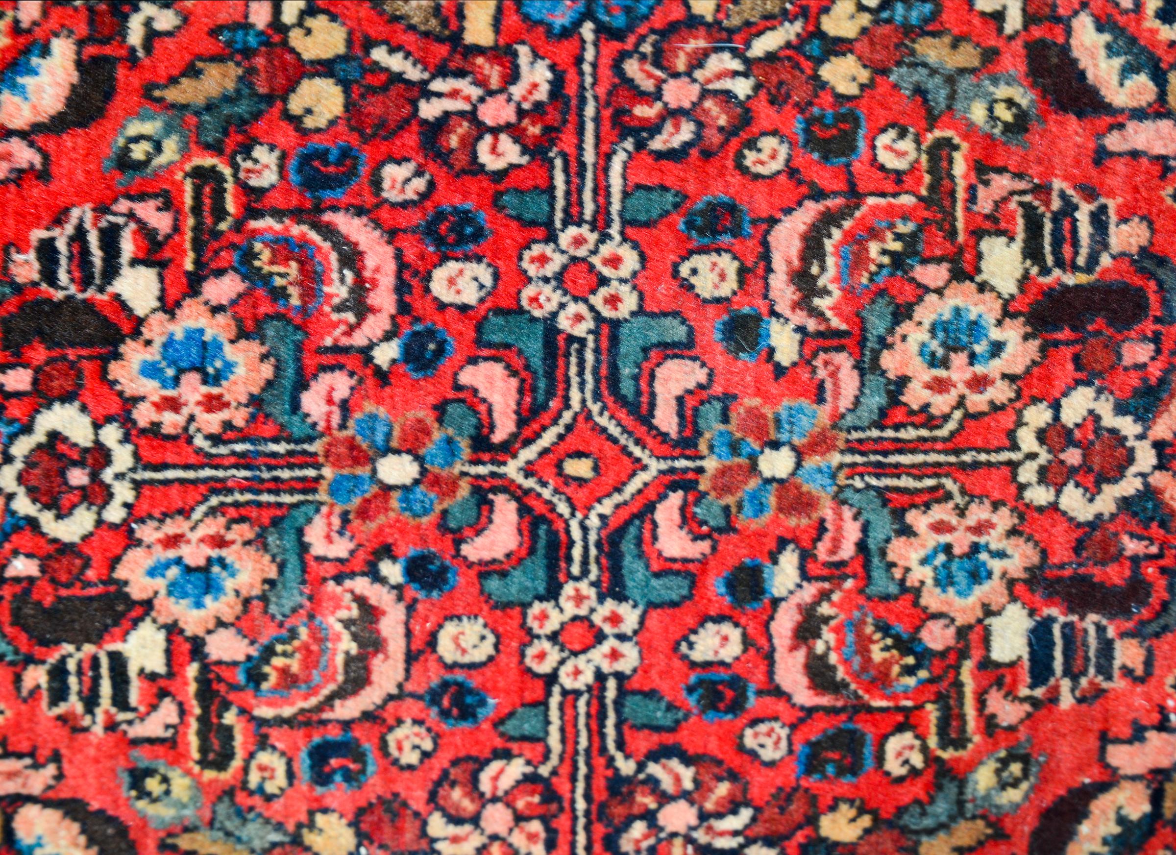 Hand-Knotted Early 20th Century Persian Lilihan Rug