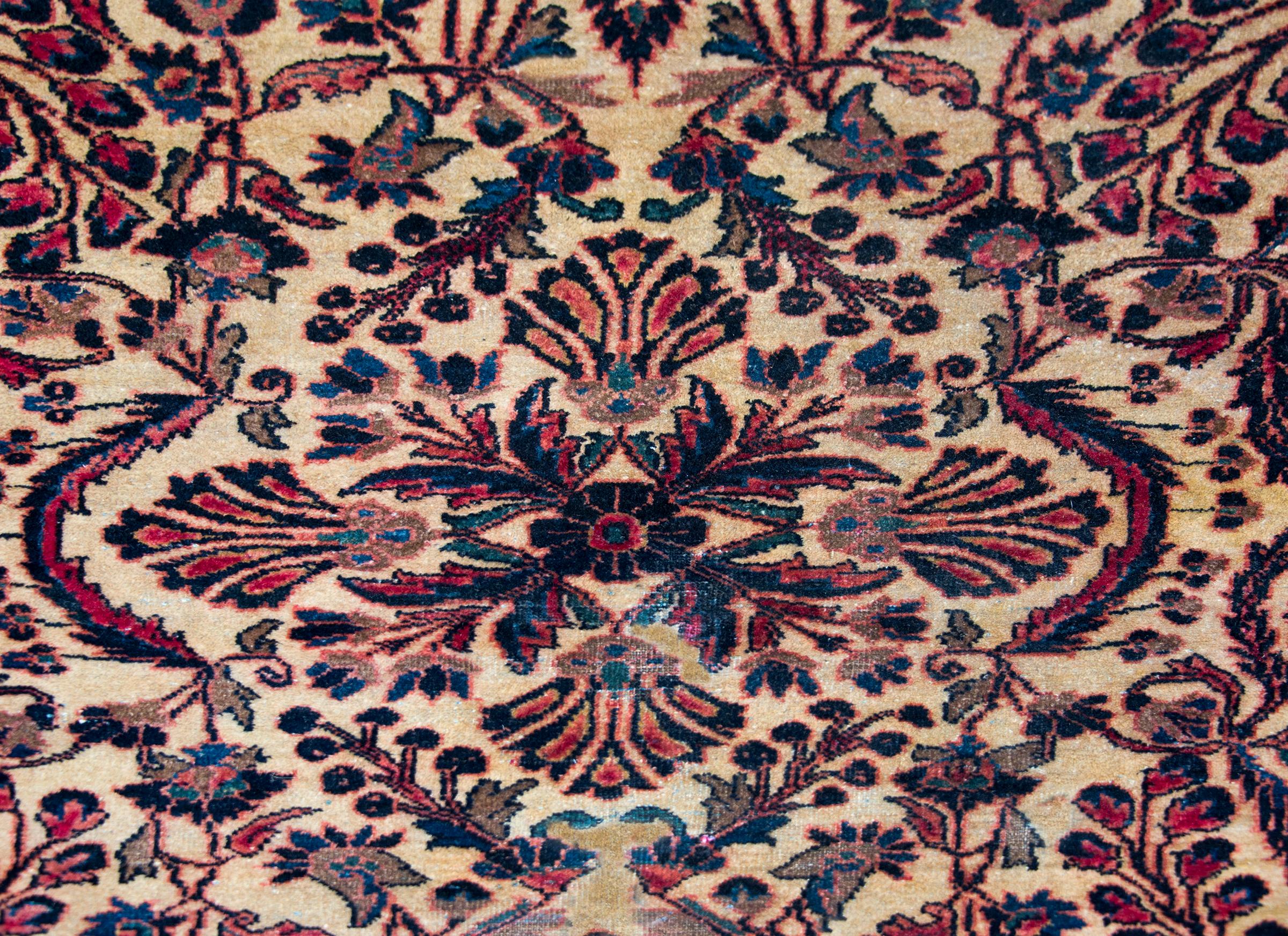 Persischer Lilihan-Teppich aus dem frühen 20. (Handgeknüpft) im Angebot