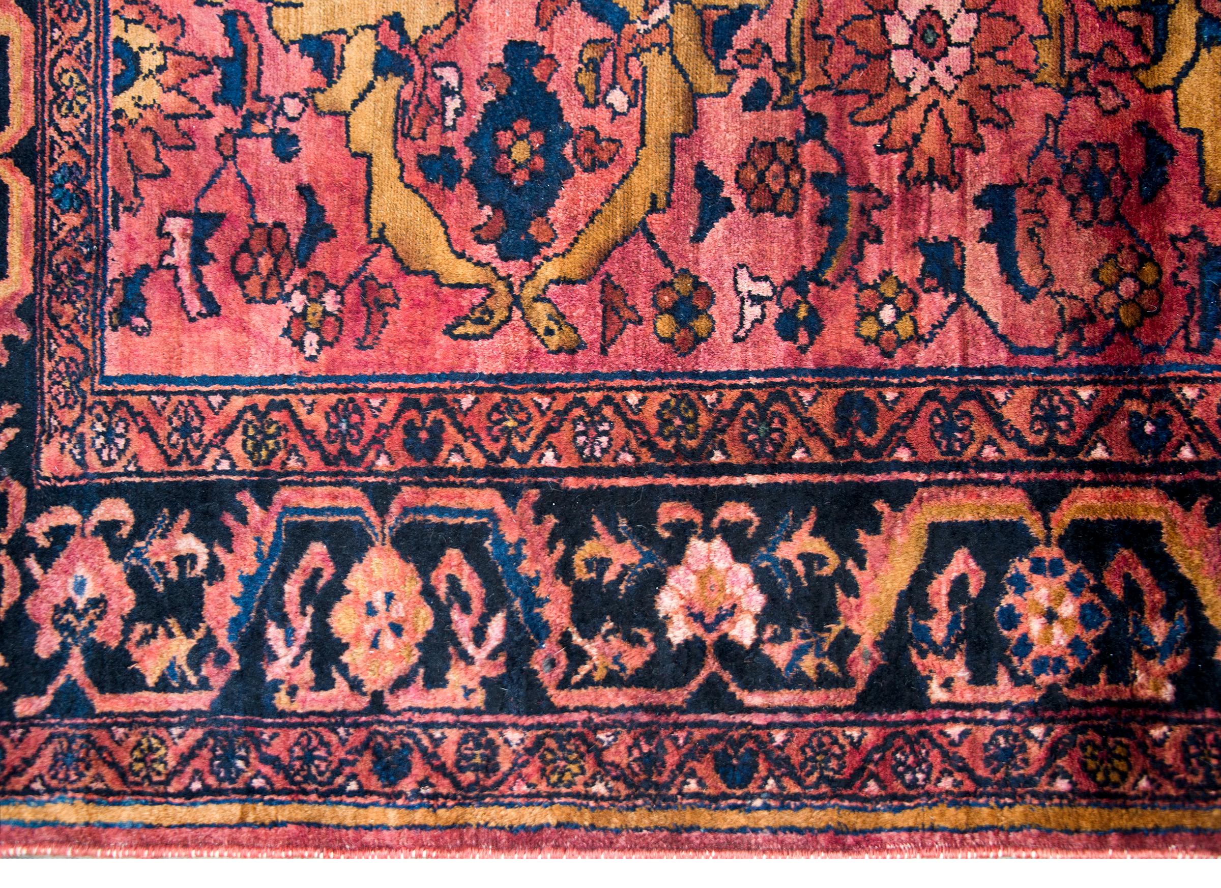 Hand-Knotted Early 20th Century Persian Lilihan Rug For Sale