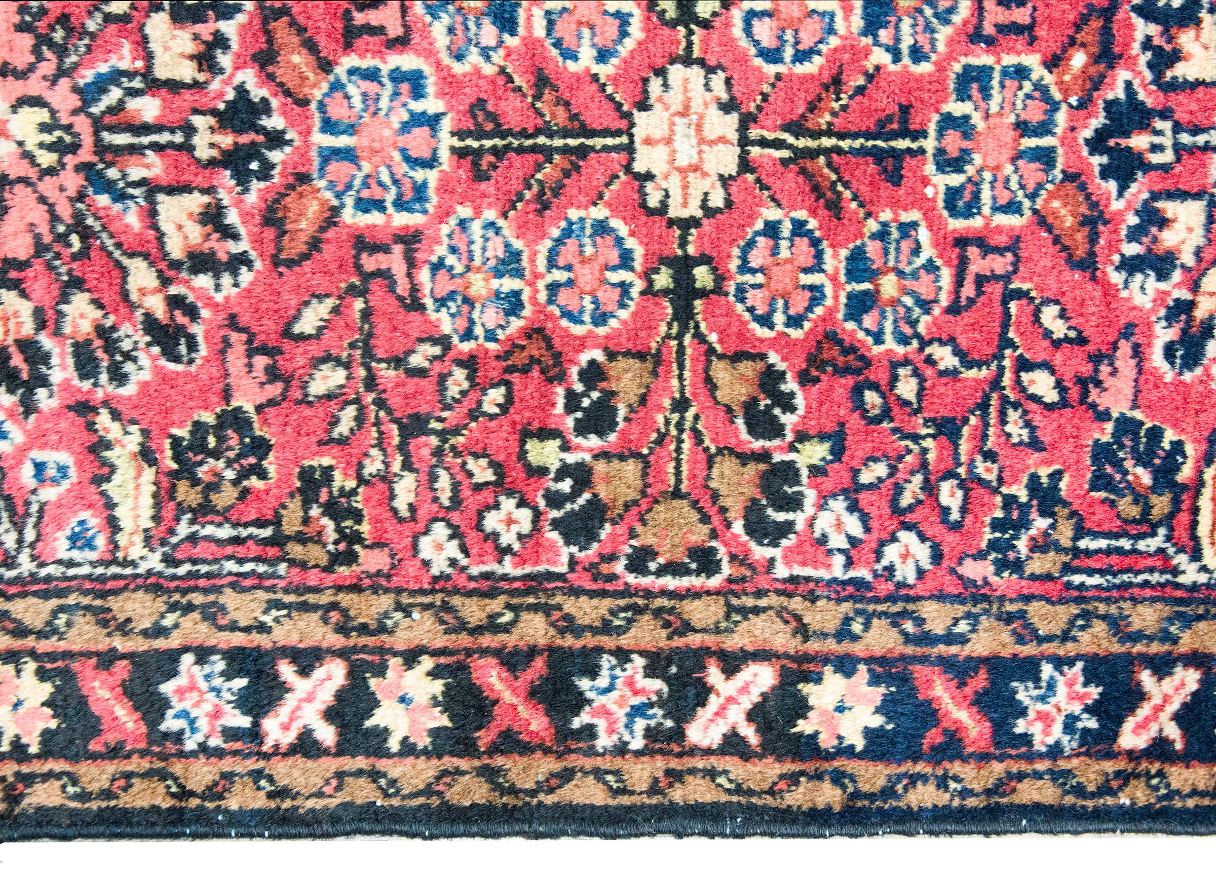 Hand-Knotted Early 20th Century Persian Lilihan Rug For Sale
