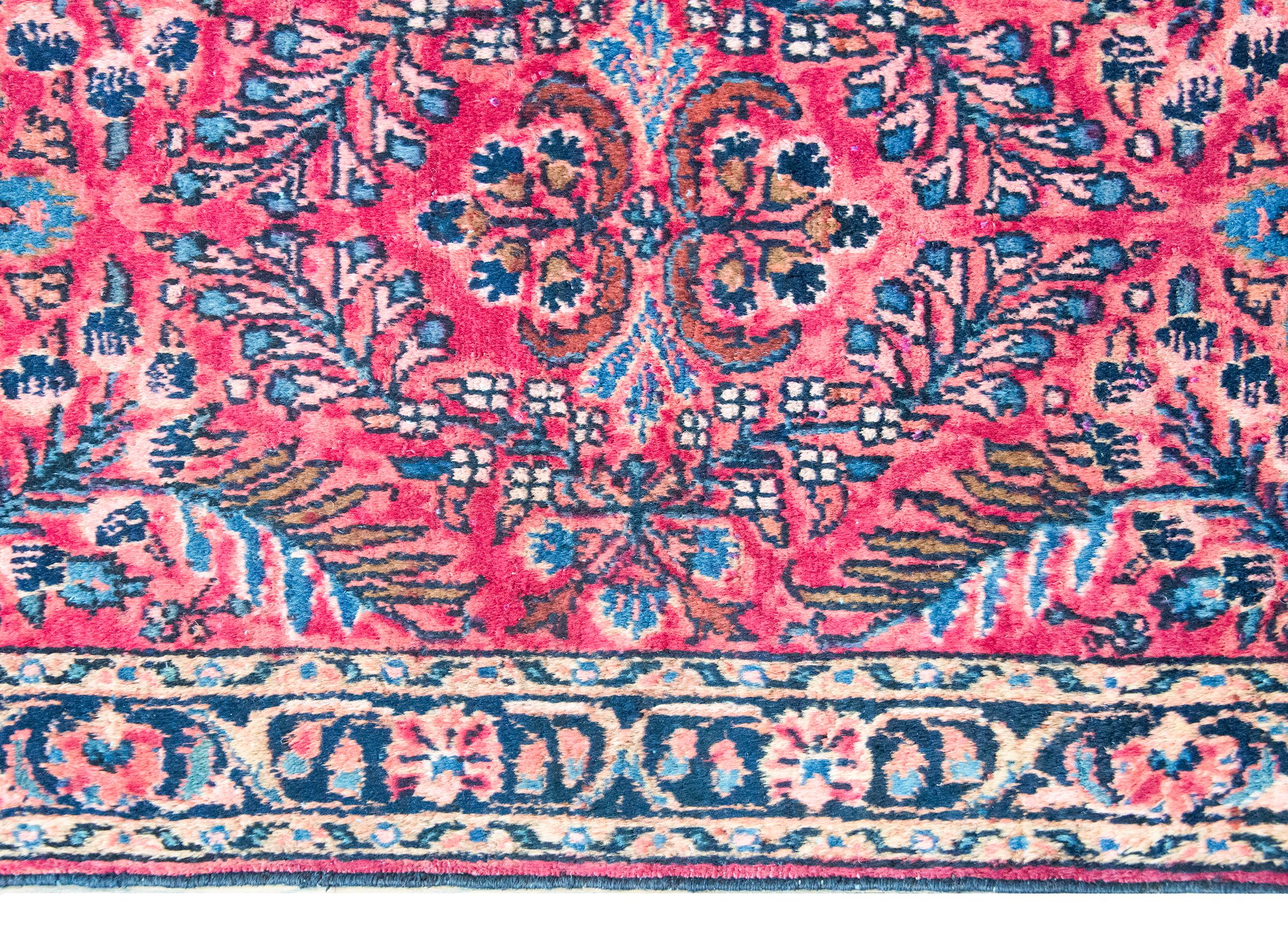 Persischer Lilihan-Teppich aus dem frühen 20. (Handgeknüpft) im Angebot