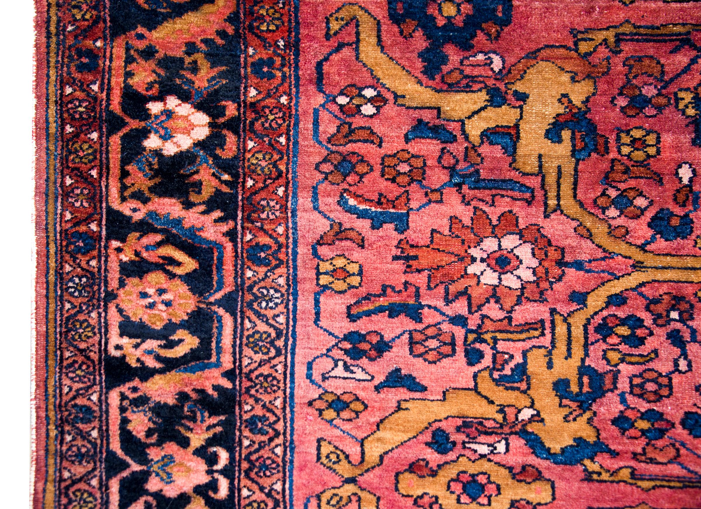 Mid-20th Century Early 20th Century Persian Lilihan Rug For Sale