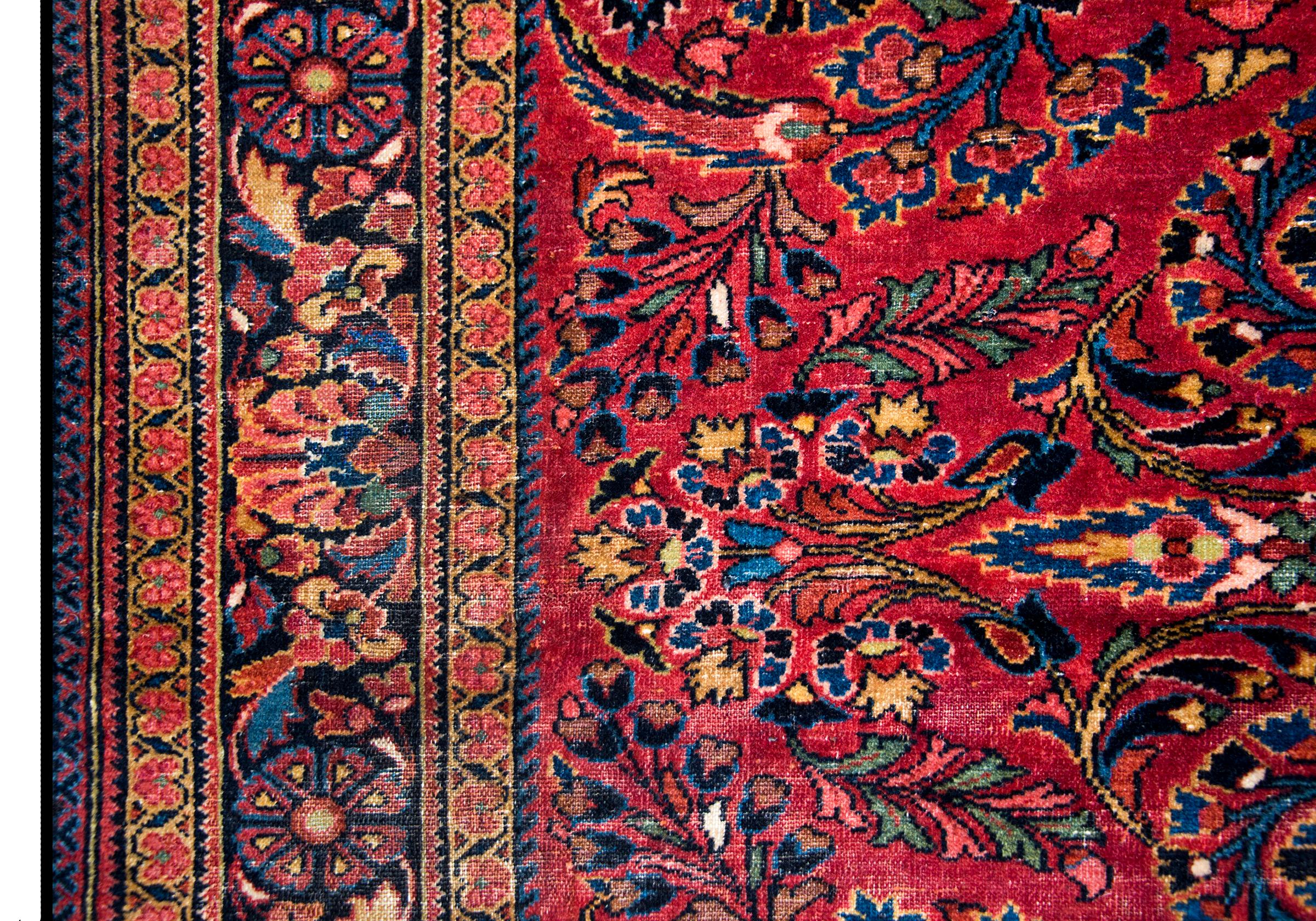 Mid-20th Century Early 20th Century Persian Lilihan Rug For Sale