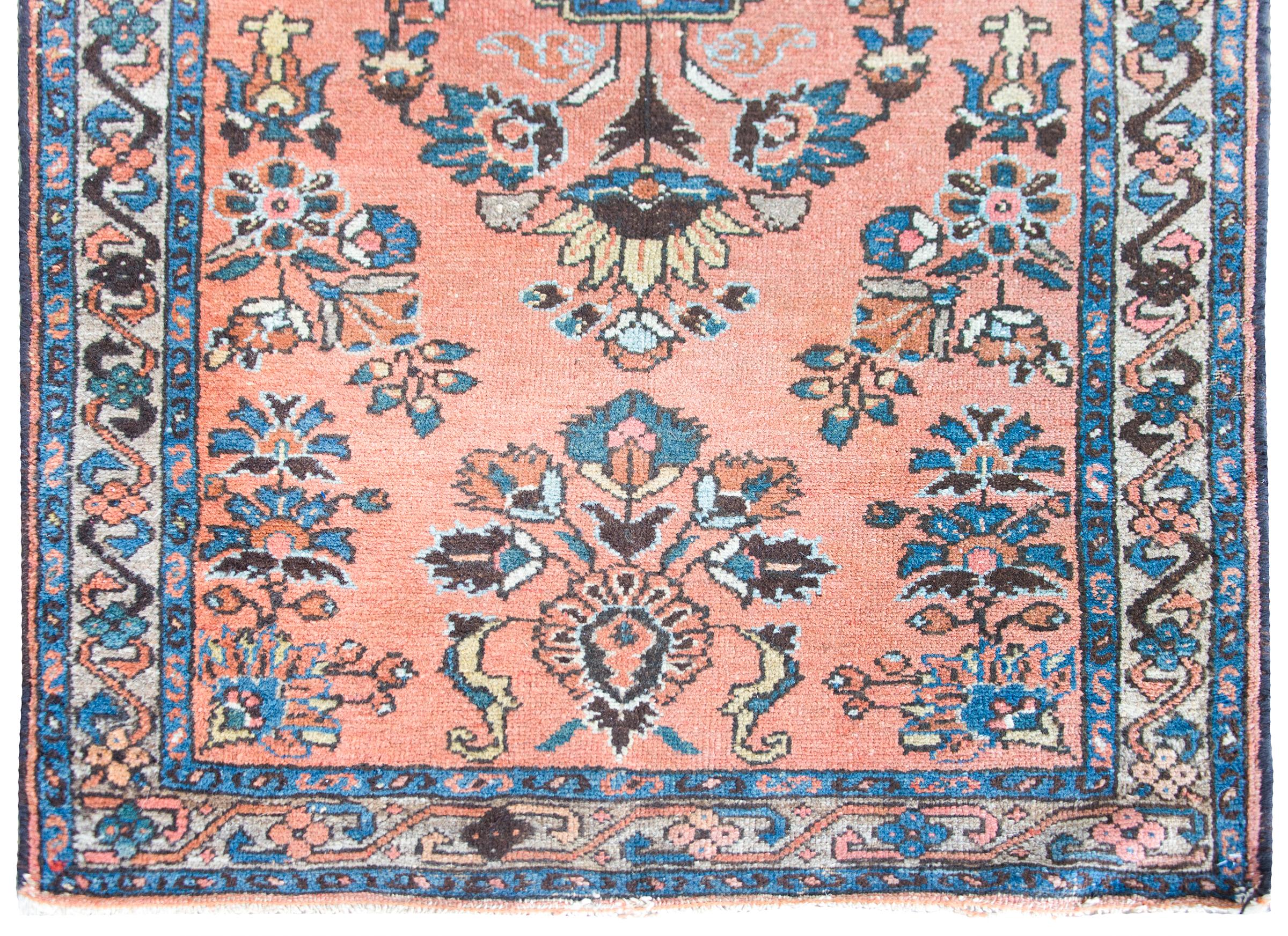 Wool Early 20th Century Persian Lilihan Rug For Sale