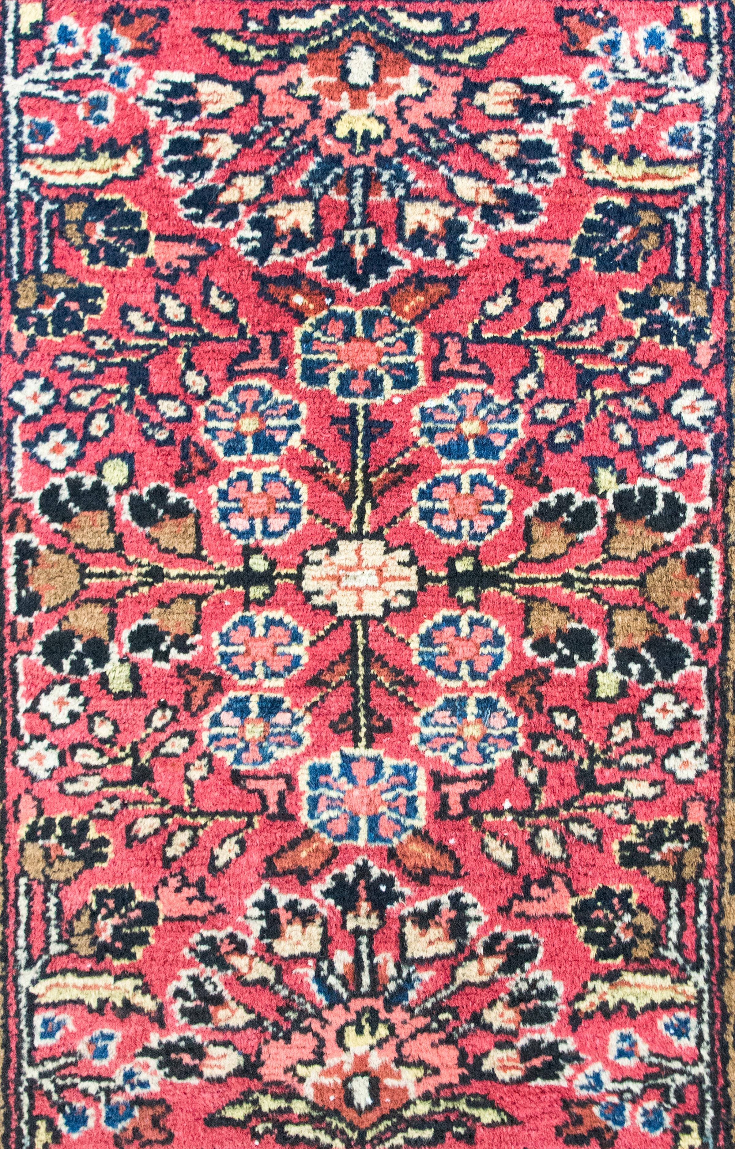 Wool Early 20th Century Persian Lilihan Rug For Sale