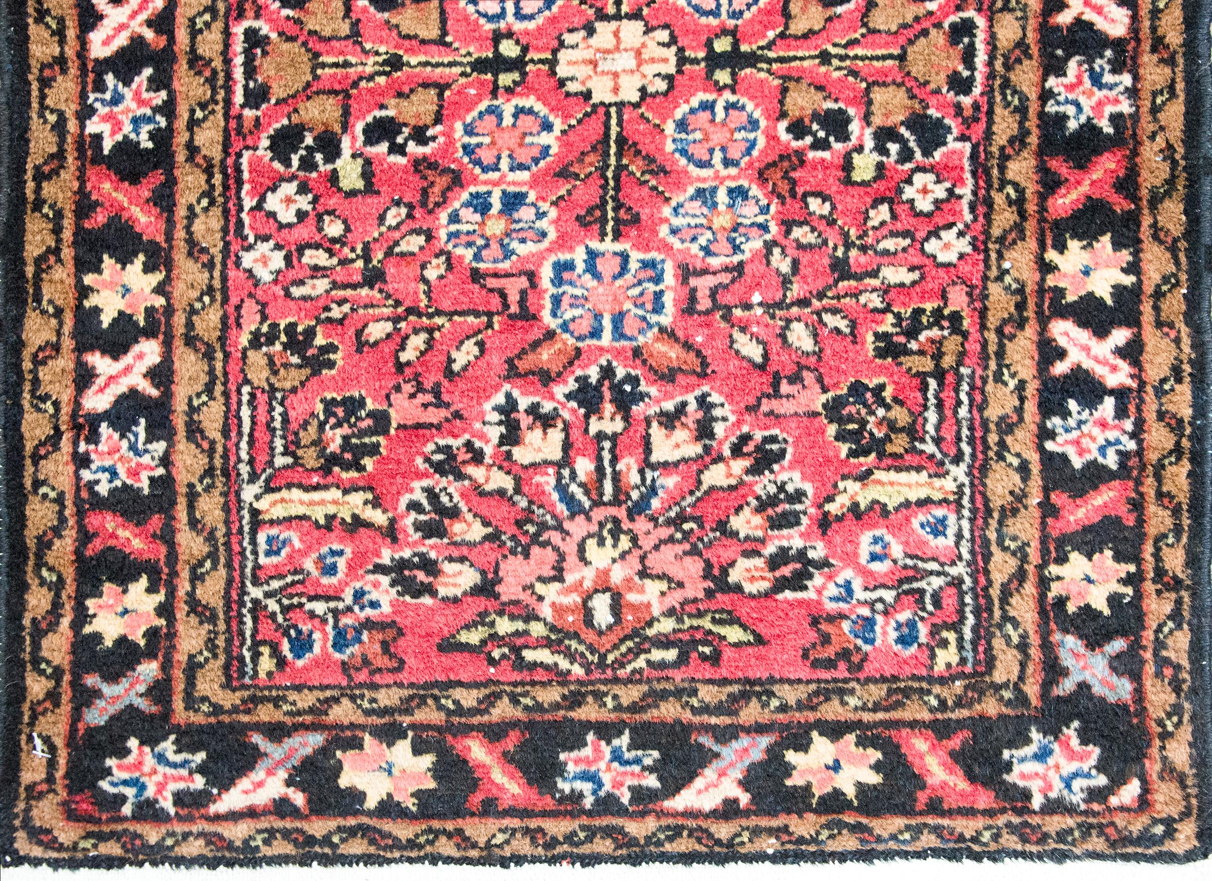 Early 20th Century Persian Lilihan Rug For Sale 1