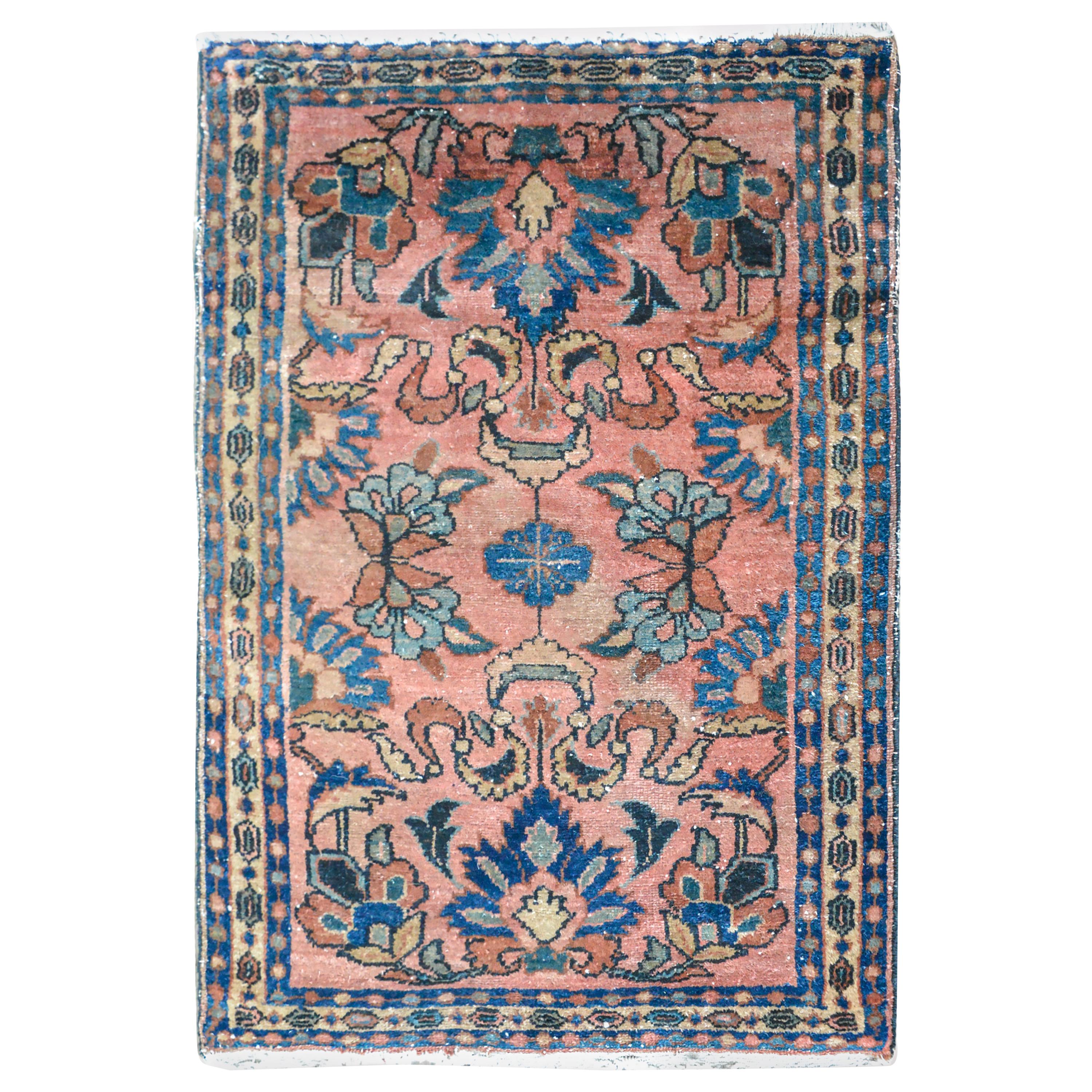 Early 20th Century Persian Lilihan Rug For Sale