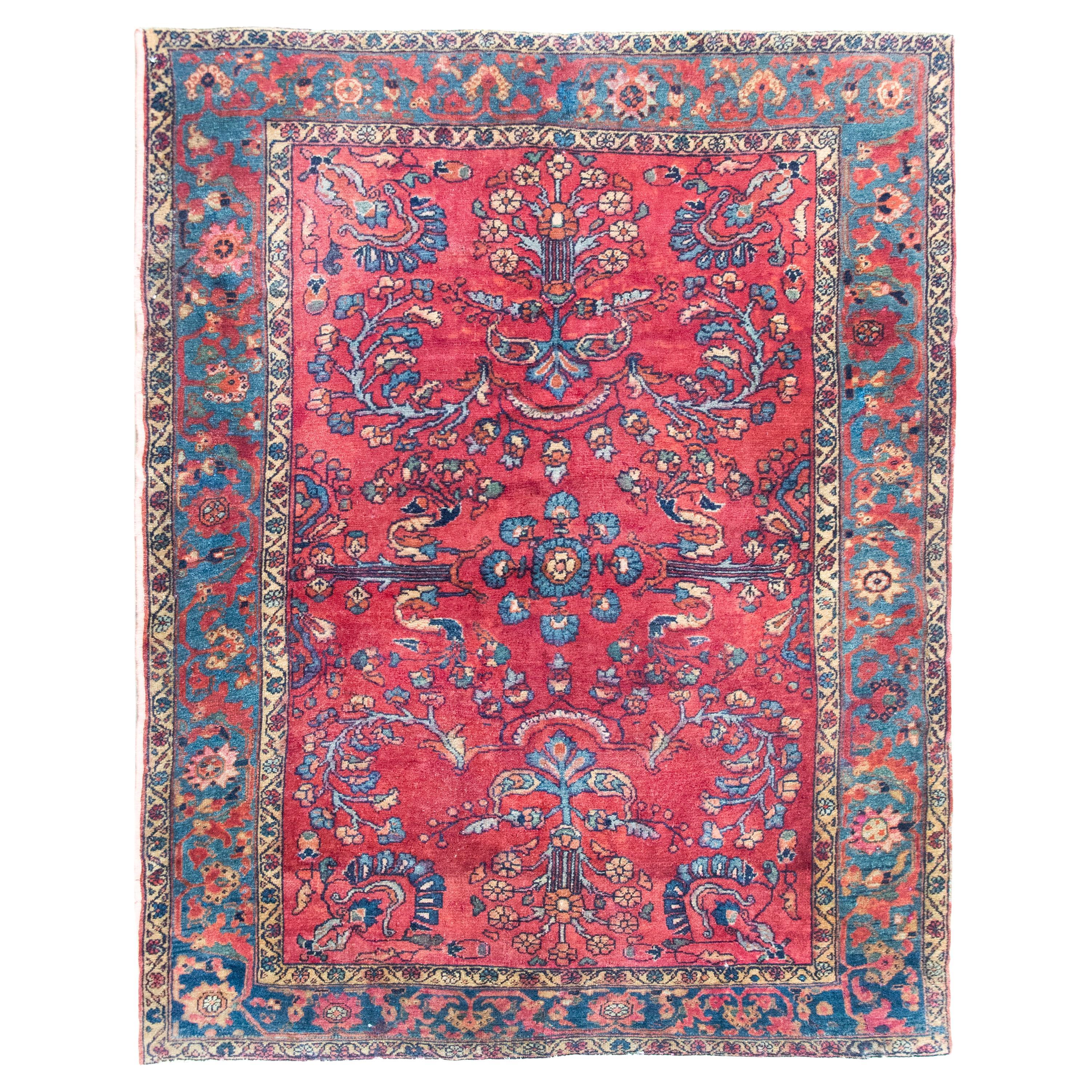 Early 20th Century Persian Lilihan Rug