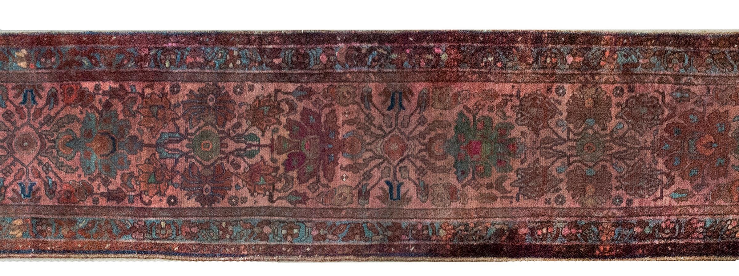 Sarouk Farahan Runner persiano Lilihan dei primi del Novecento in vendita