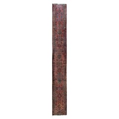 Antique Early 20th Century Persian Lilihan Runner