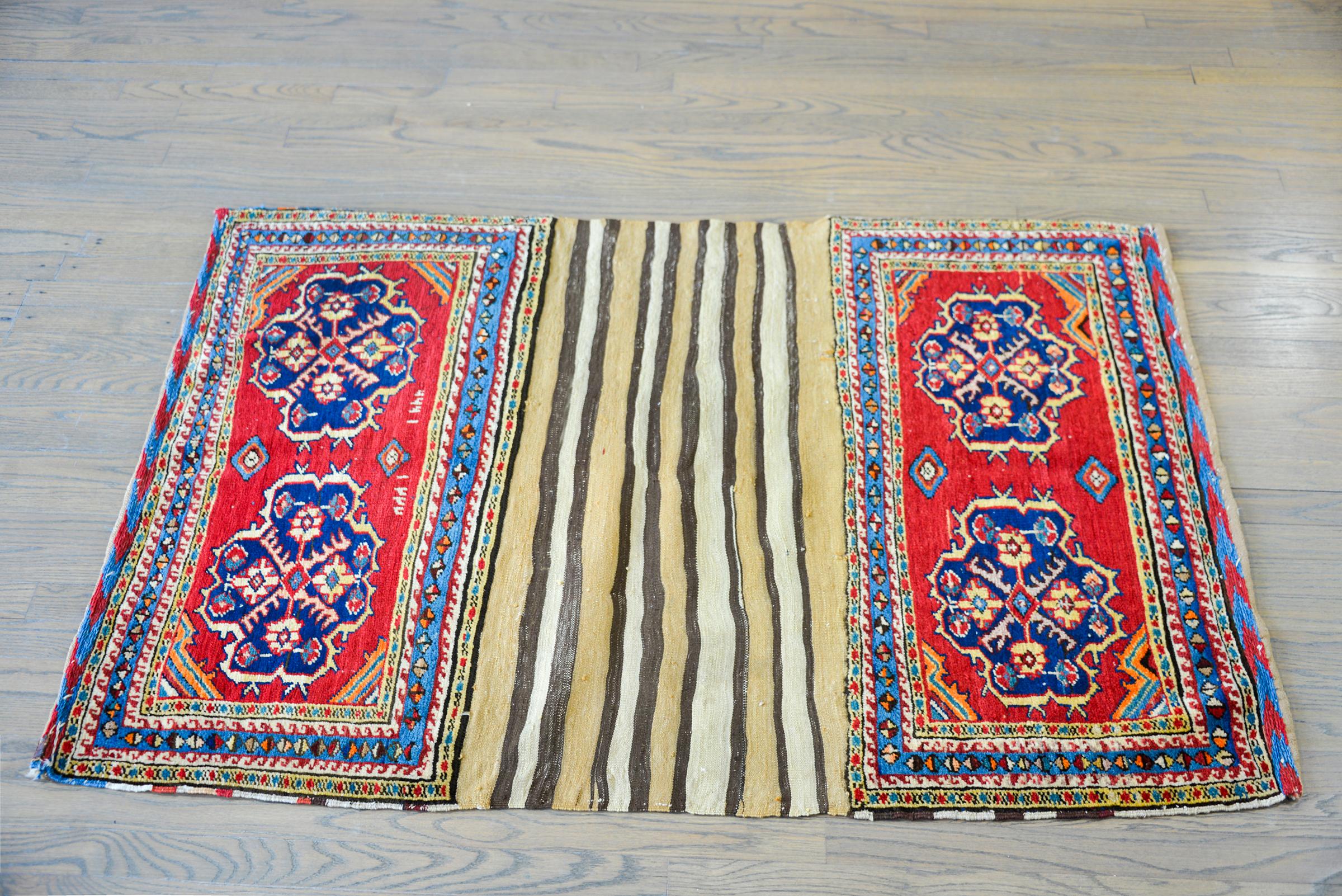 Early 20th Century Persian Lori Horse Blanket For Sale 3