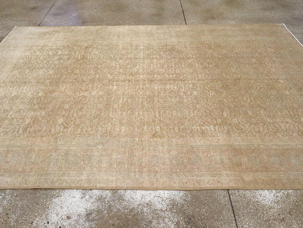 Early 20th Century Persian Mahal Accent Carpet (Persisch) im Angebot