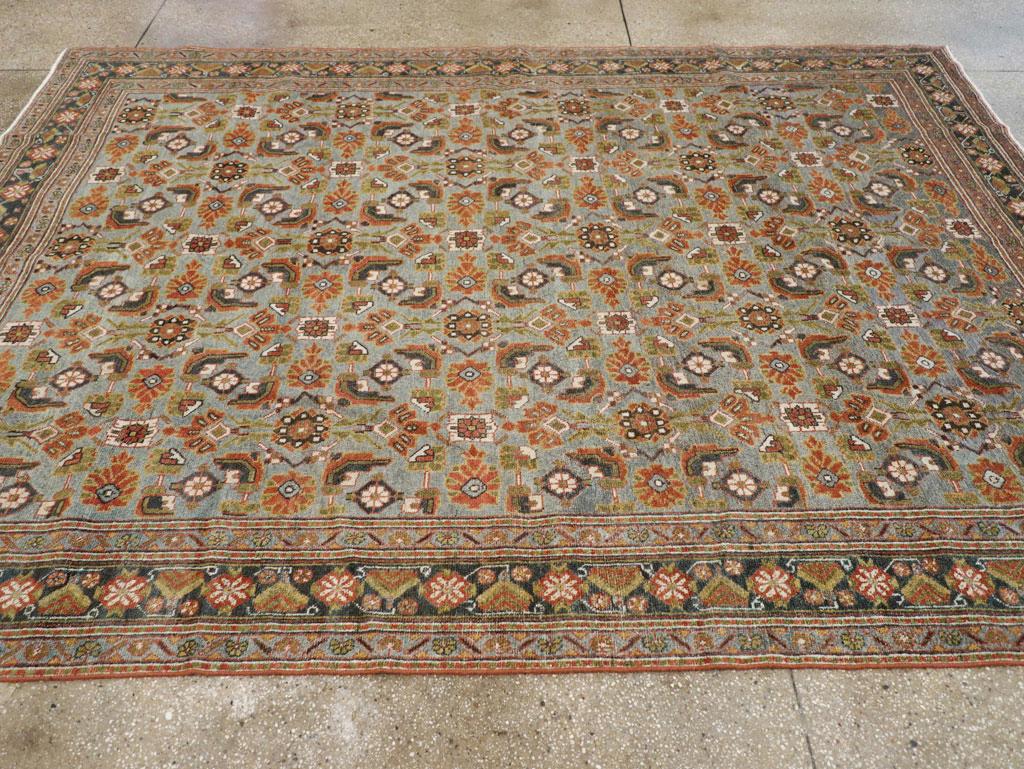 Early 20th Century Persian Mahal Accent Carpet (Persisch) im Angebot