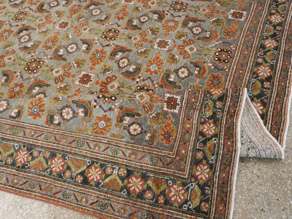 Early 20th Century Persian Mahal Accent Carpet (20. Jahrhundert) im Angebot