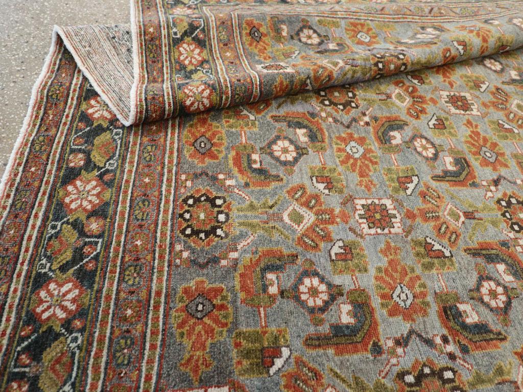 Early 20th Century Persian Mahal Accent Carpet (Wolle) im Angebot