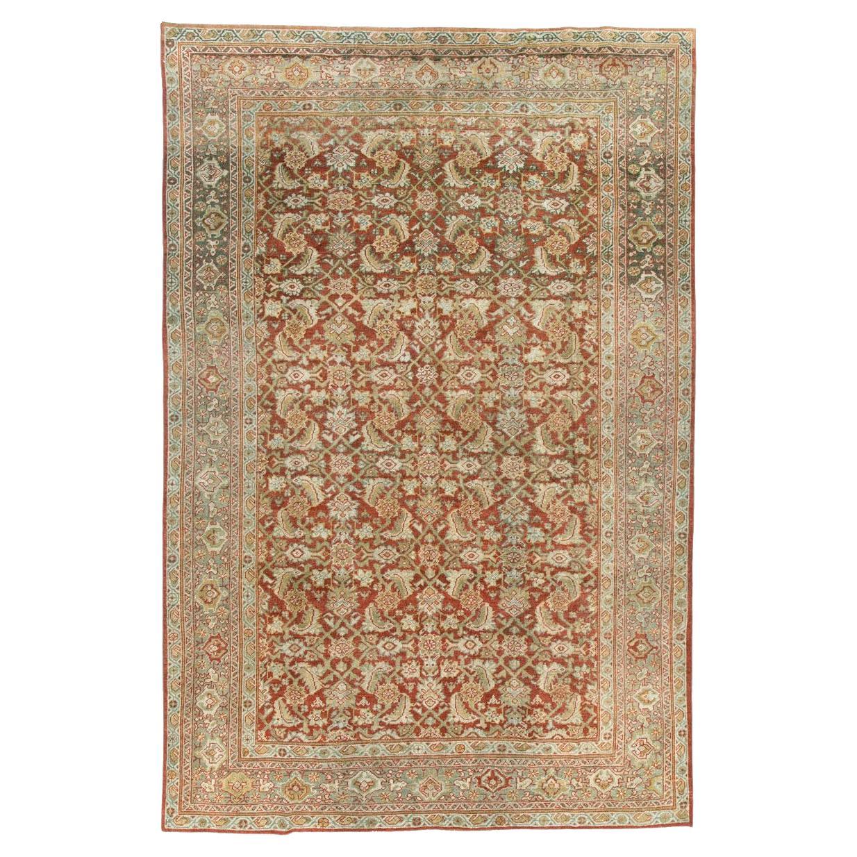 Early 20th Century Persian Mahal Accent Carpet