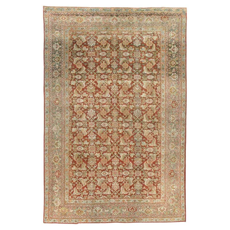 Vintage Turkish Oushak Hall Accent, Foyer or Entry Rug with French ...