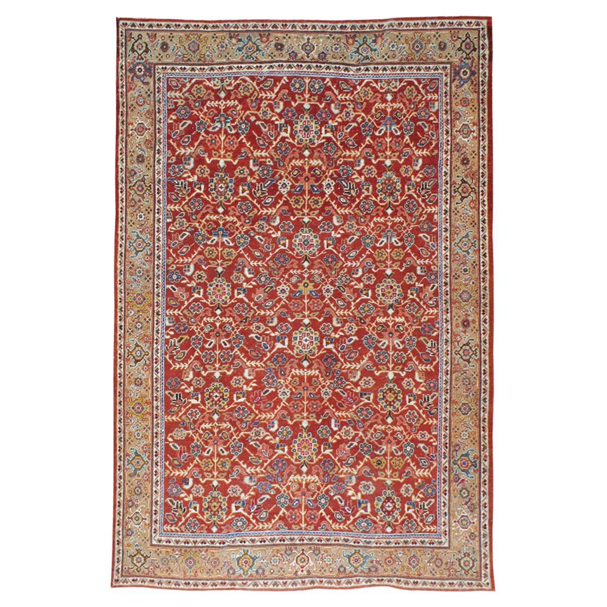 Early 20th Century Persian Mahal Accent Carpet