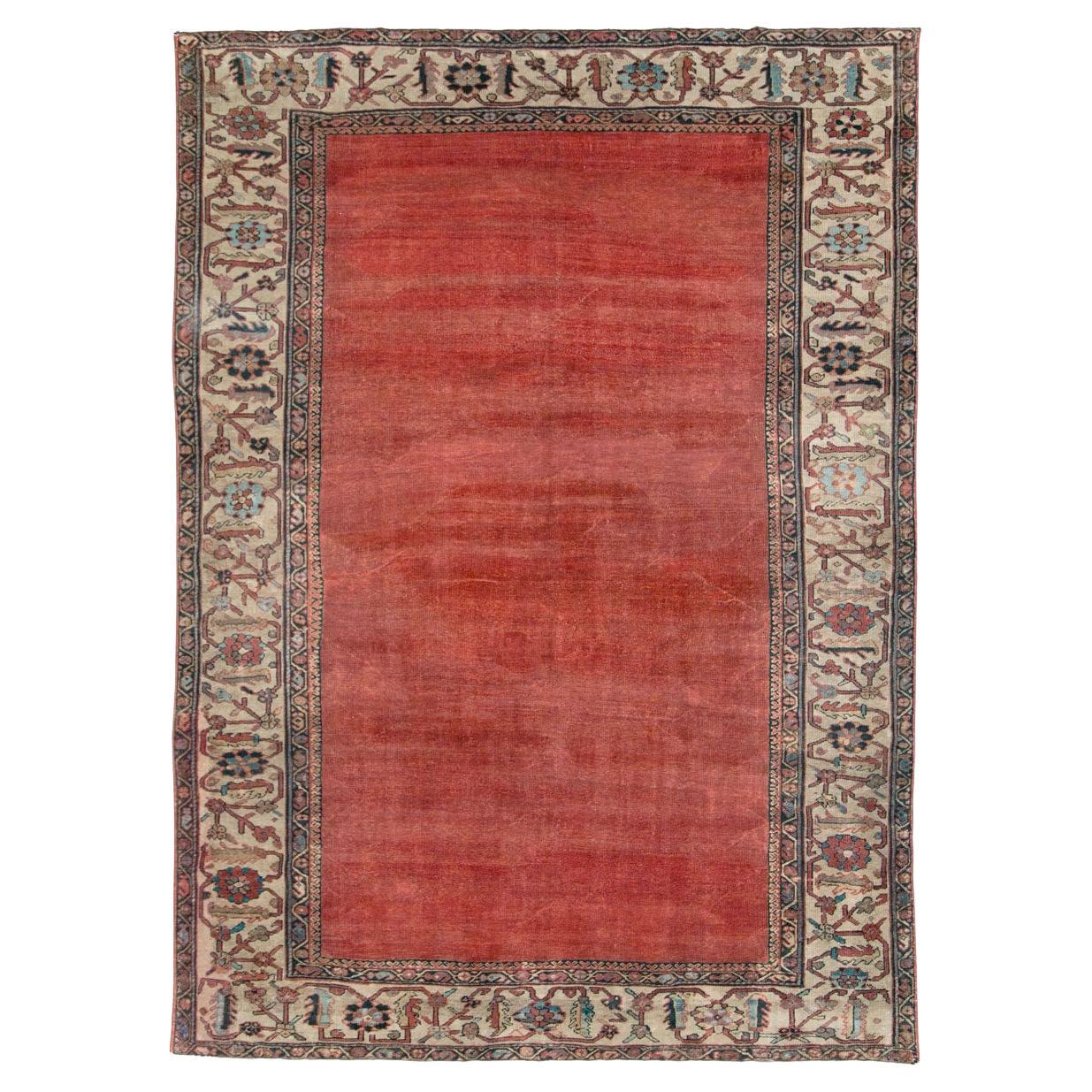 Early 20th Century Persian Mahal Accent Carpet