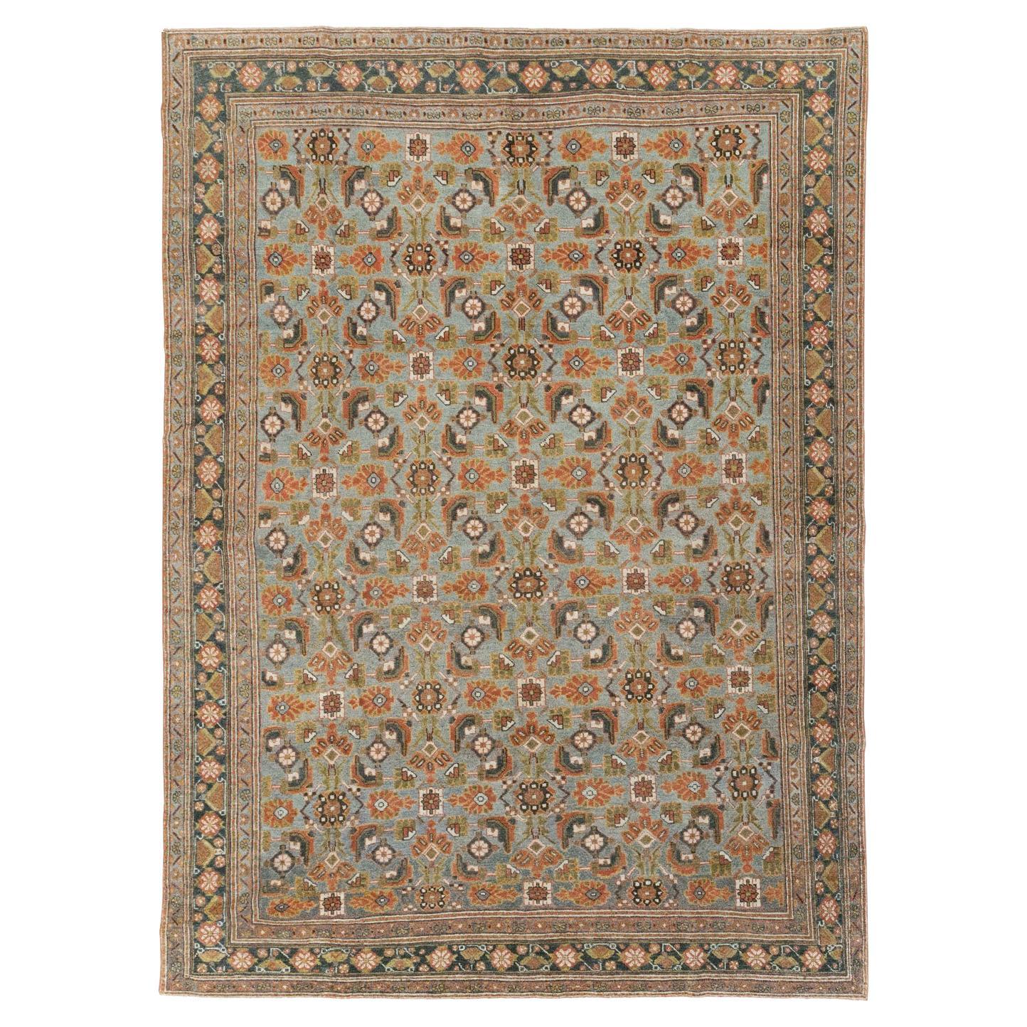Early 20th Century Persian Mahal Accent Carpet