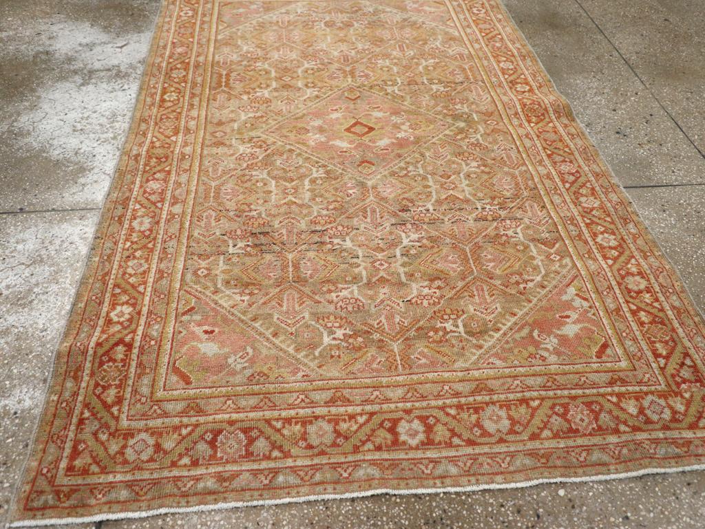 Persischer Mahal-Akzentteppich aus dem frühen 20. (20. Jahrhundert) im Angebot