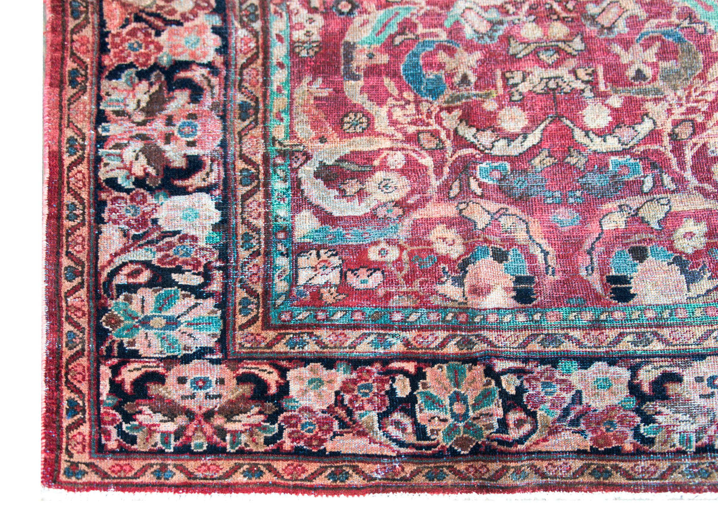 Persischer Mahal-Teppich aus dem frühen 20. Jahrhundert im Angebot 3
