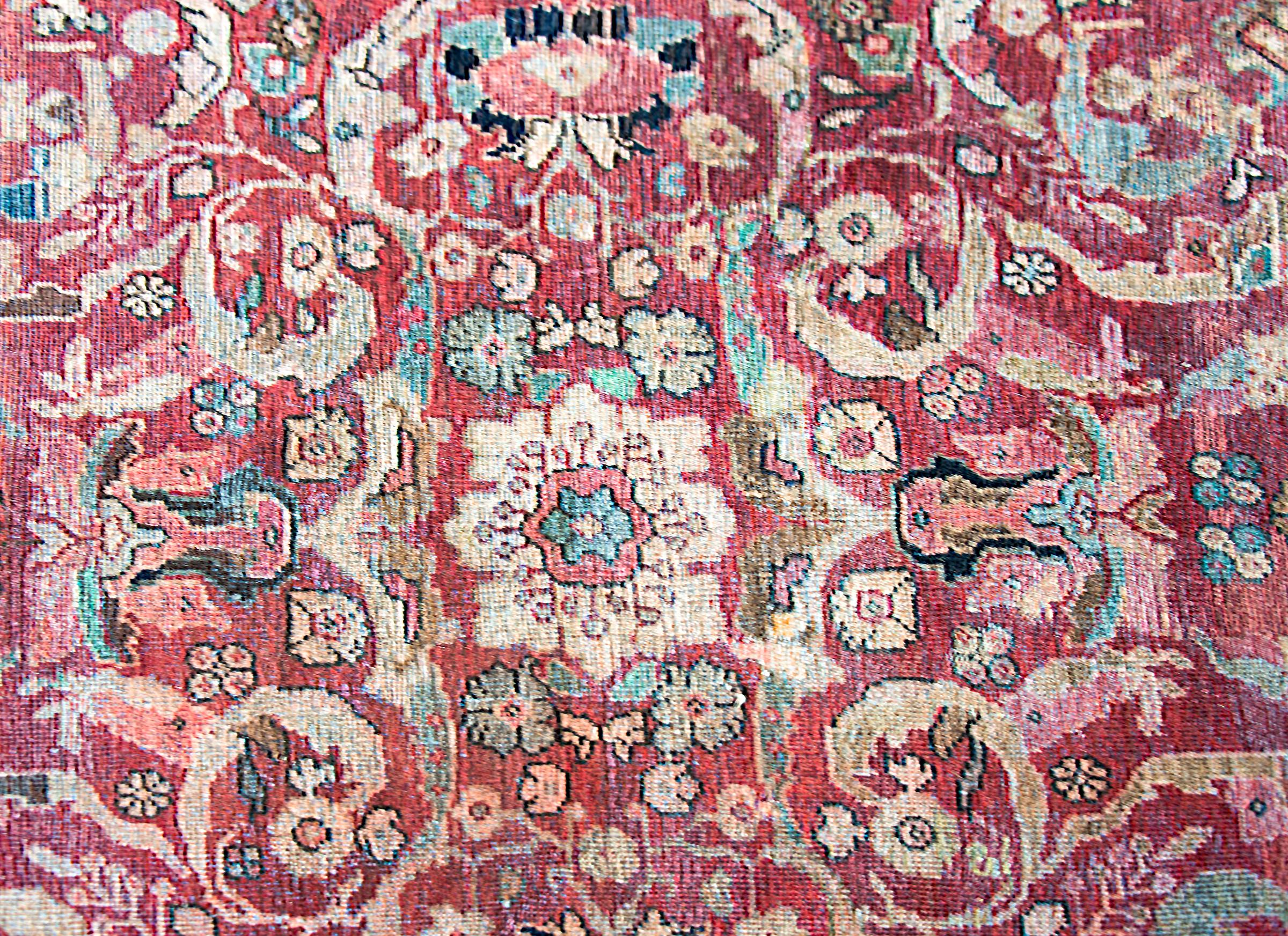 Persischer Mahal-Teppich aus dem frühen 20. Jahrhundert (Sarouk Farahan) im Angebot