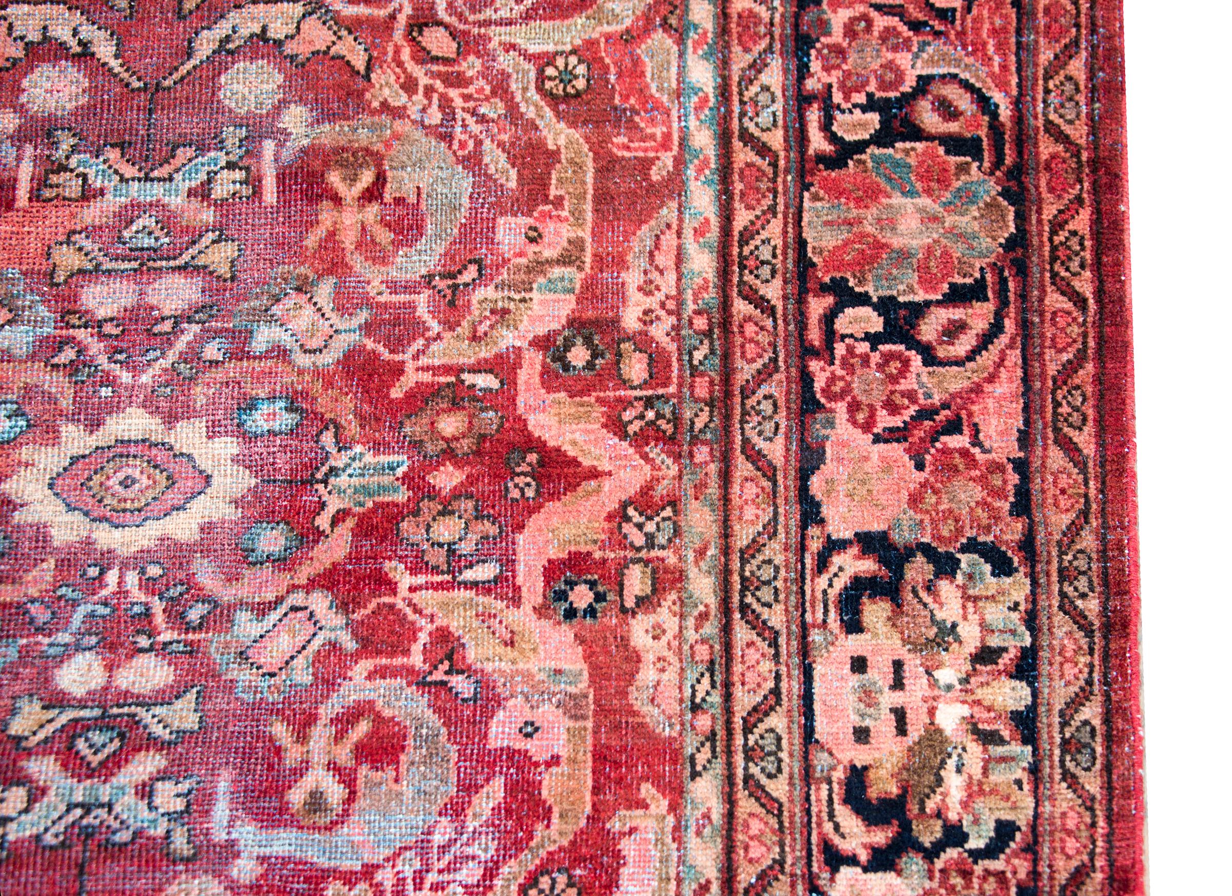 Persischer Mahal-Teppich aus dem frühen 20. Jahrhundert im Angebot 1