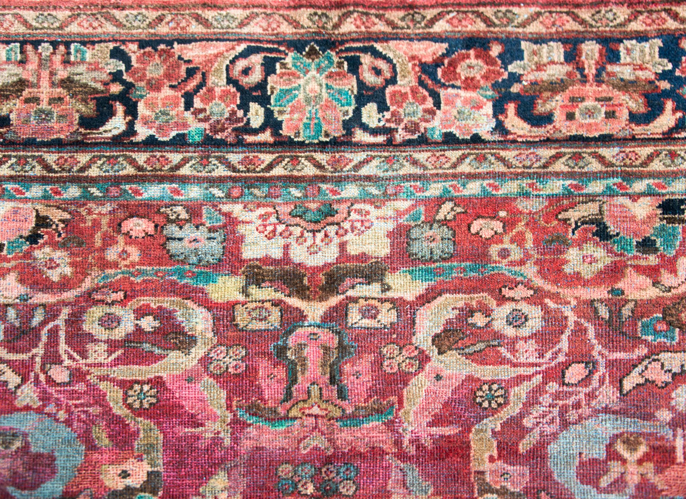 Persischer Mahal-Teppich aus dem frühen 20. Jahrhundert im Angebot 2