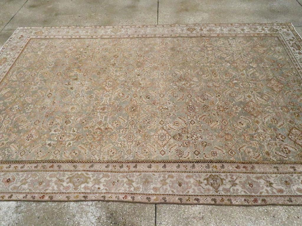 Noué à la main Tapis d'appoint persan Malayer du début du 20e siècle en vente