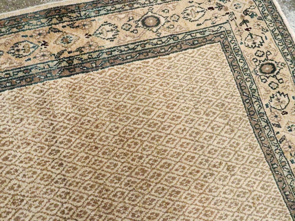 Noué à la main Tapis d'appoint persan Malayer du début du 20e siècle en vente