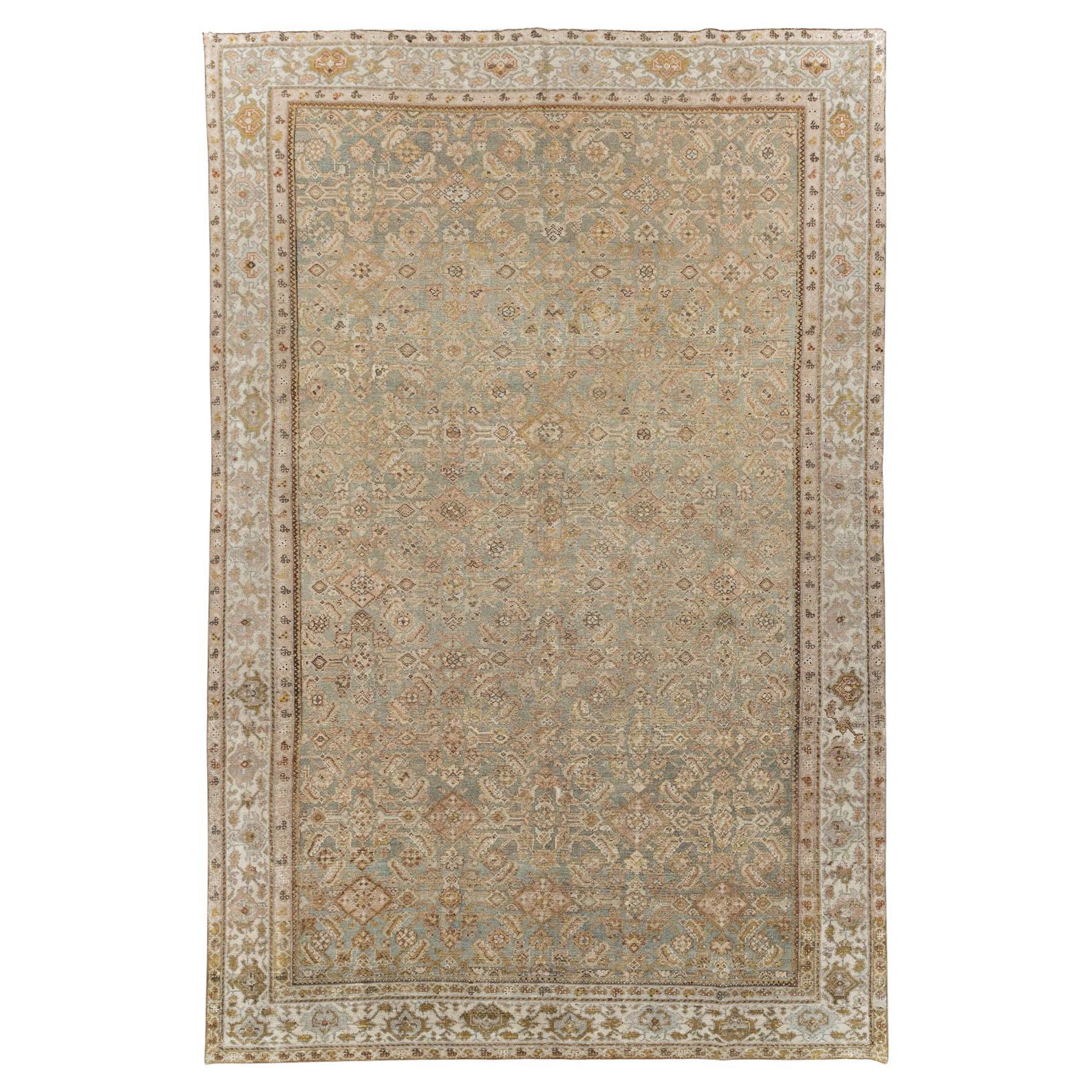 Tapis d'appoint persan Malayer du début du 20e siècle