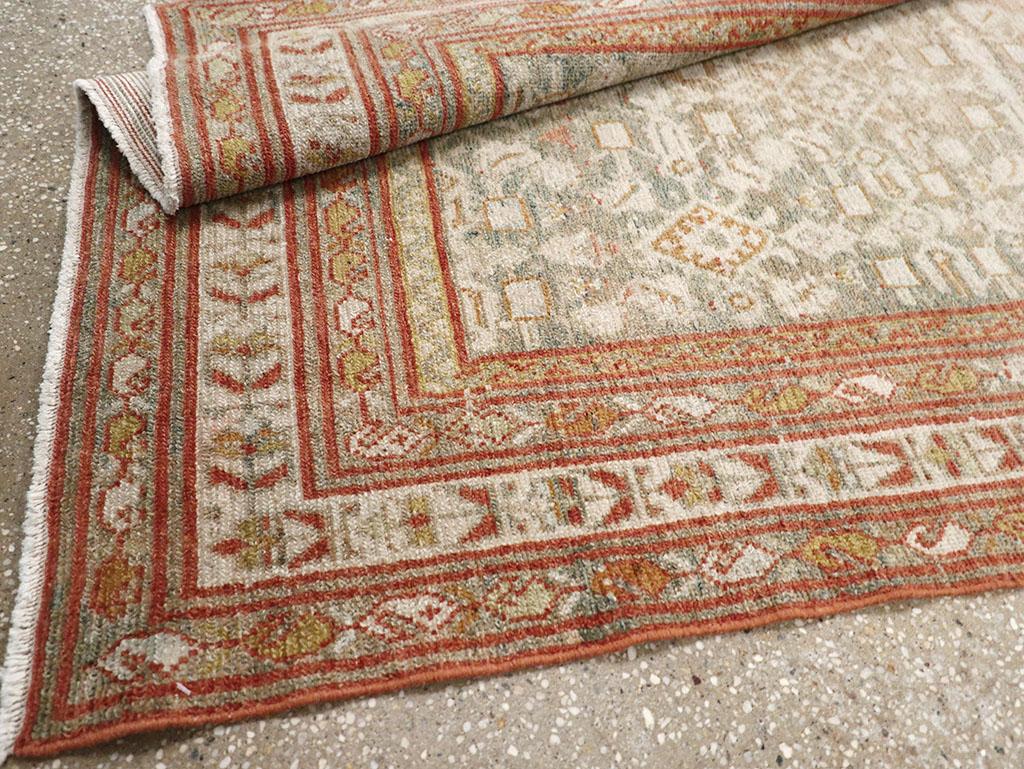 Pair Of Early 20th Century Persian Malayer Accent Rugs For Sale 6