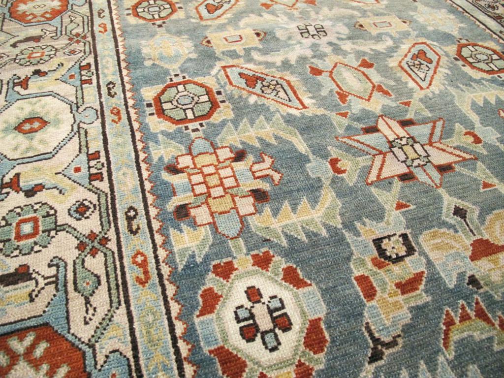 Early 20th Century Persian Malayer Accent Rug (Persisch) im Angebot