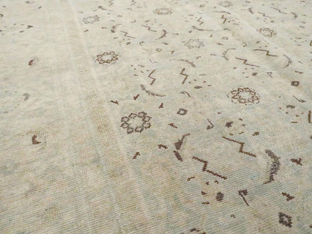 Hand-Knotted Early 20th Century Persian Malayer Accent Rug For Sale