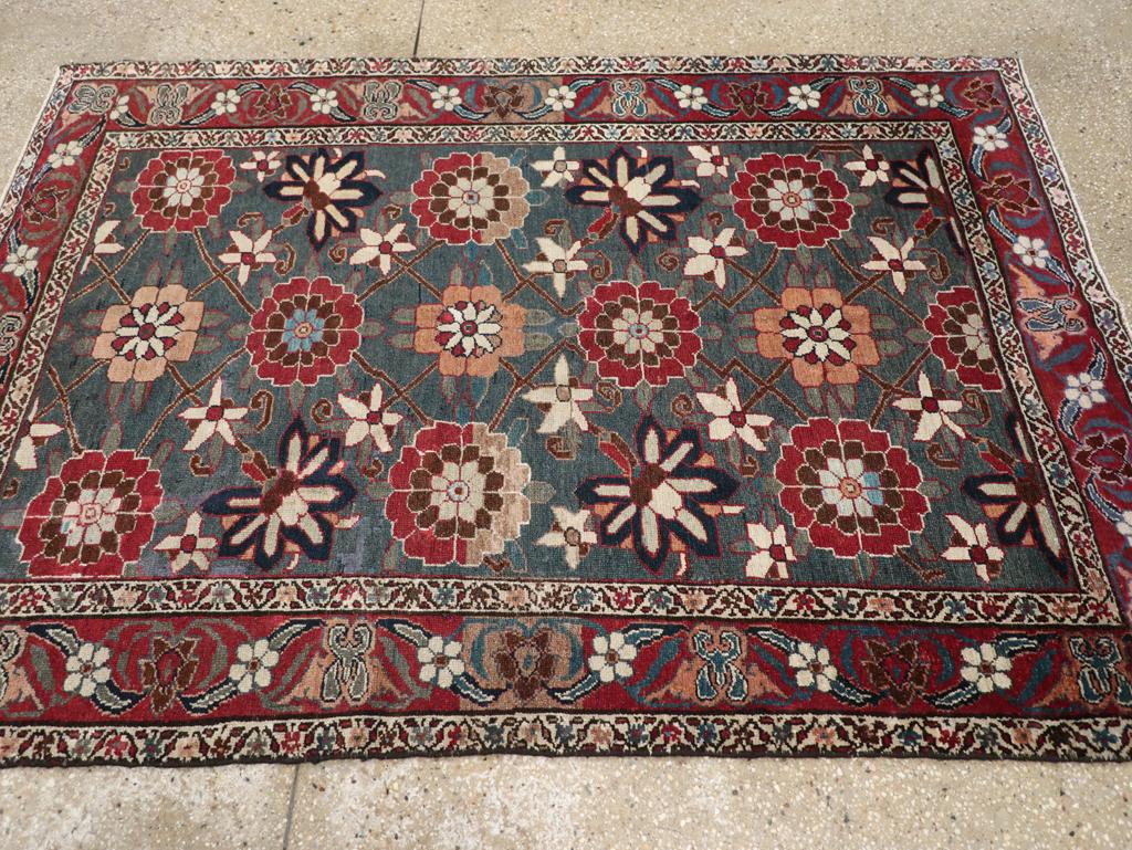 Noué à la main Tapis d'appoint persan Malayer du début du 20e siècle en vente