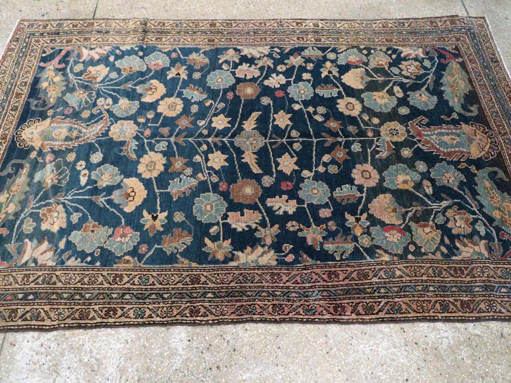 Noué à la main Tapis d'appoint persan Malayer du début du 20e siècle en vente