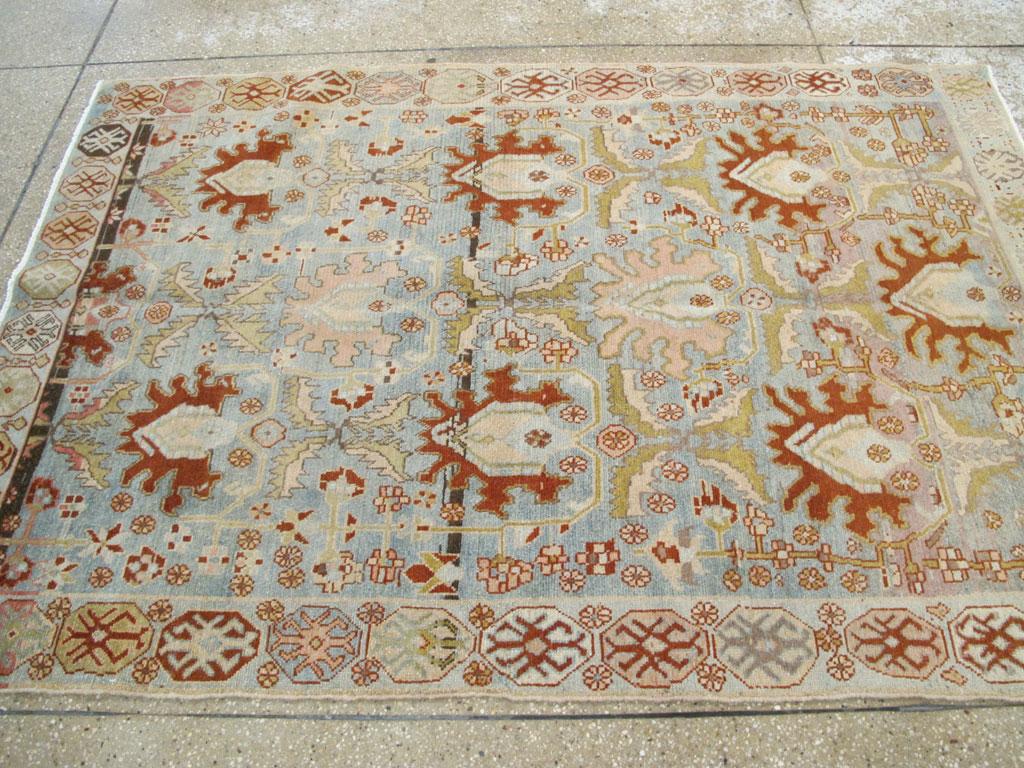 Tapis d'appoint persan Malayer du début du 20e siècle Excellent état - En vente à New York, NY